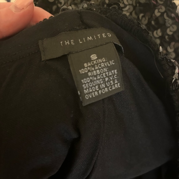 Black Sequins Tube Top - Picture 2 of 2